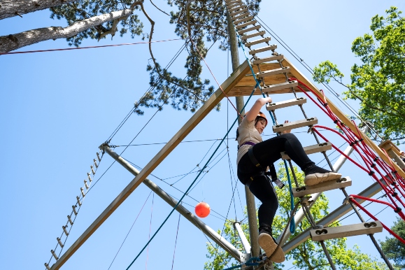 rootd girl on high ropes